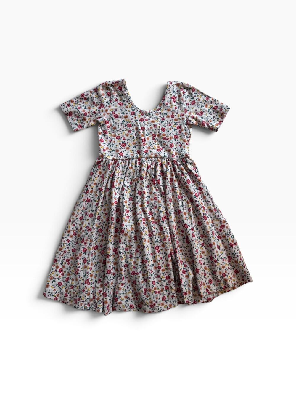 Alice + Ames floral short sleeve ballet dress